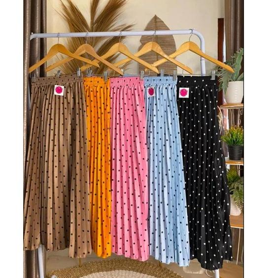ㄳX ROK POLKADOT / ROK PLISKET POLKADOT / ROK PLISKET MOTIF POLKADOT / ROK POLKA / ROK POLKADOT PREMI