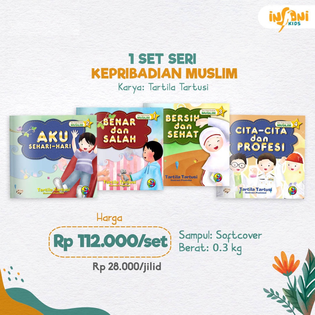 Buku 1 Set Seri Kepribadian Muslim - Gema Insani 100% Original