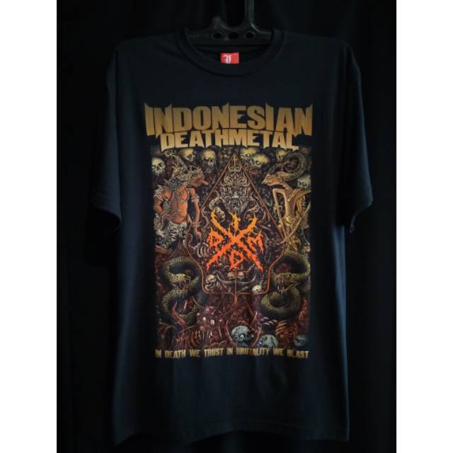 Kaos musik tshirt IDDM code wayang