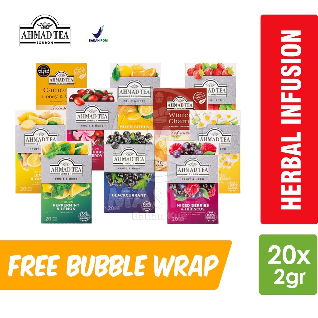 

Ahmad Tea Herbal Infusion All Varian 20x2gr