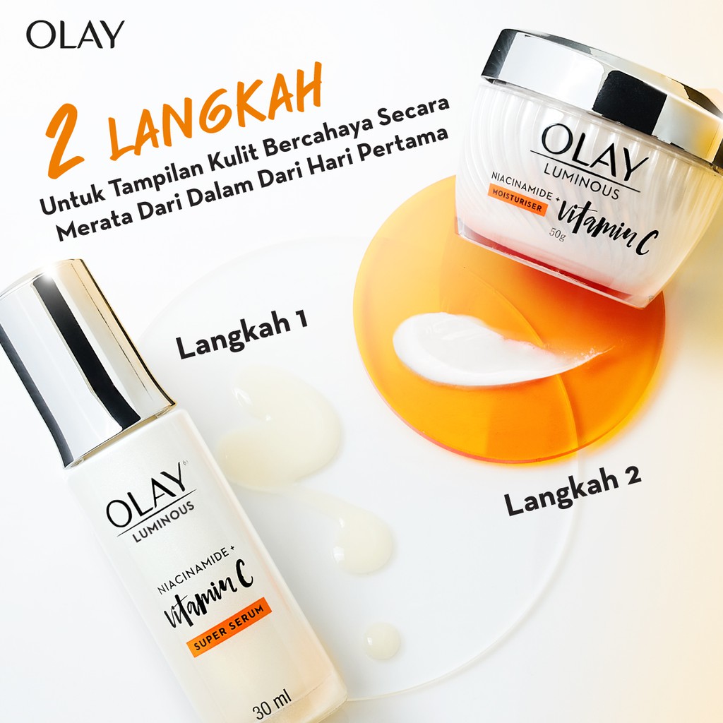 Olay Luminous Niacinamide + Vitamin C Krim Pelembab Brightening Skin Care 50gr