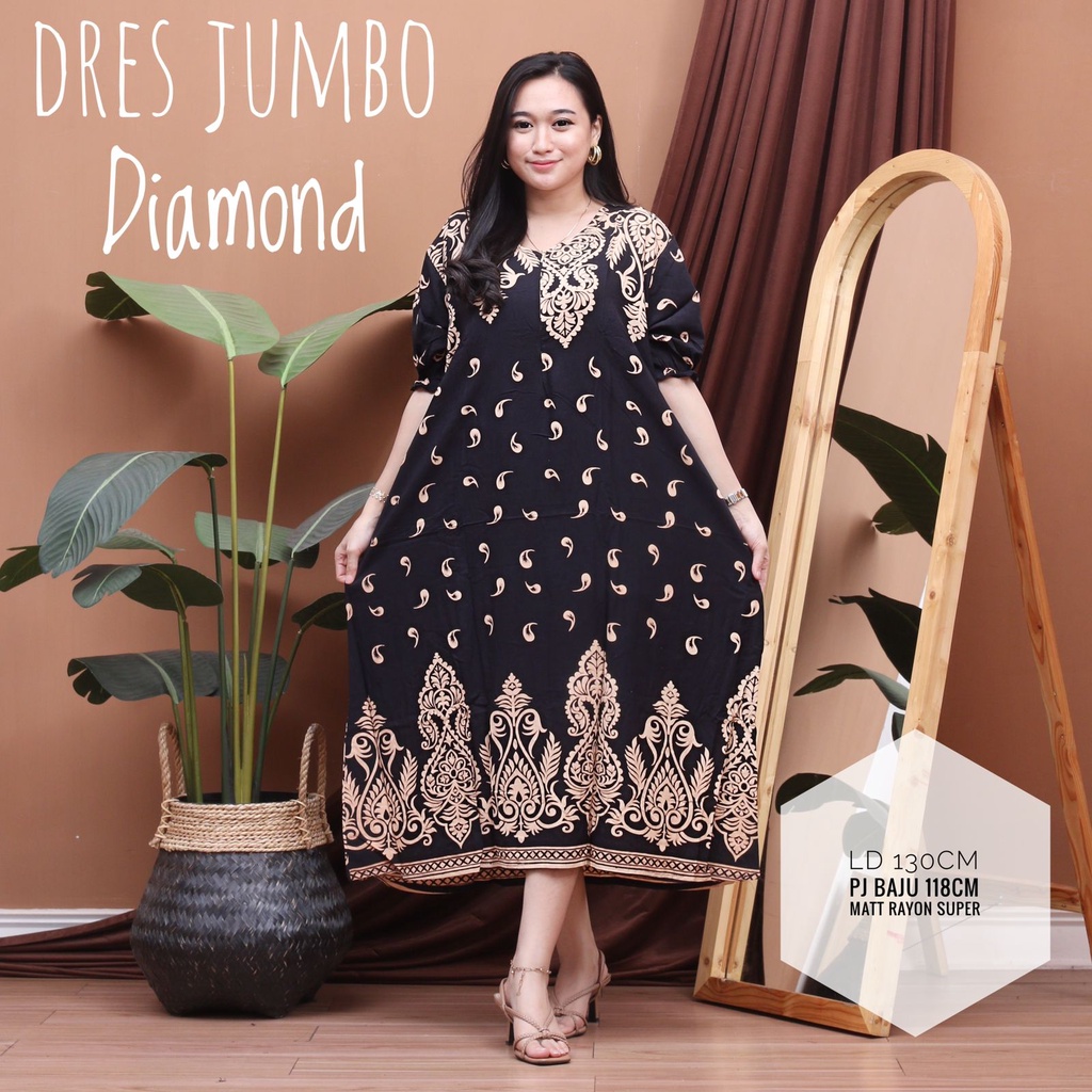 dress jumbo busui diamond