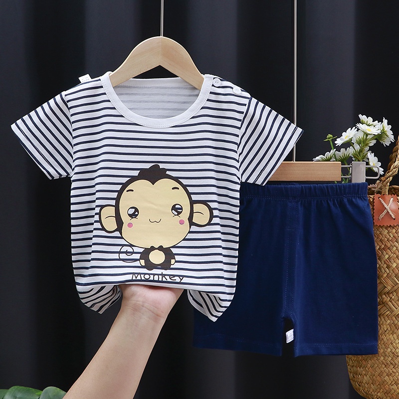 PUNCAK 3.3 stoberi - SETELAN BAJU BAYI IMPORT UMUR 0-24 BULAN/SETELAN BAJU LENGAN PENDEK BAYI TOT2