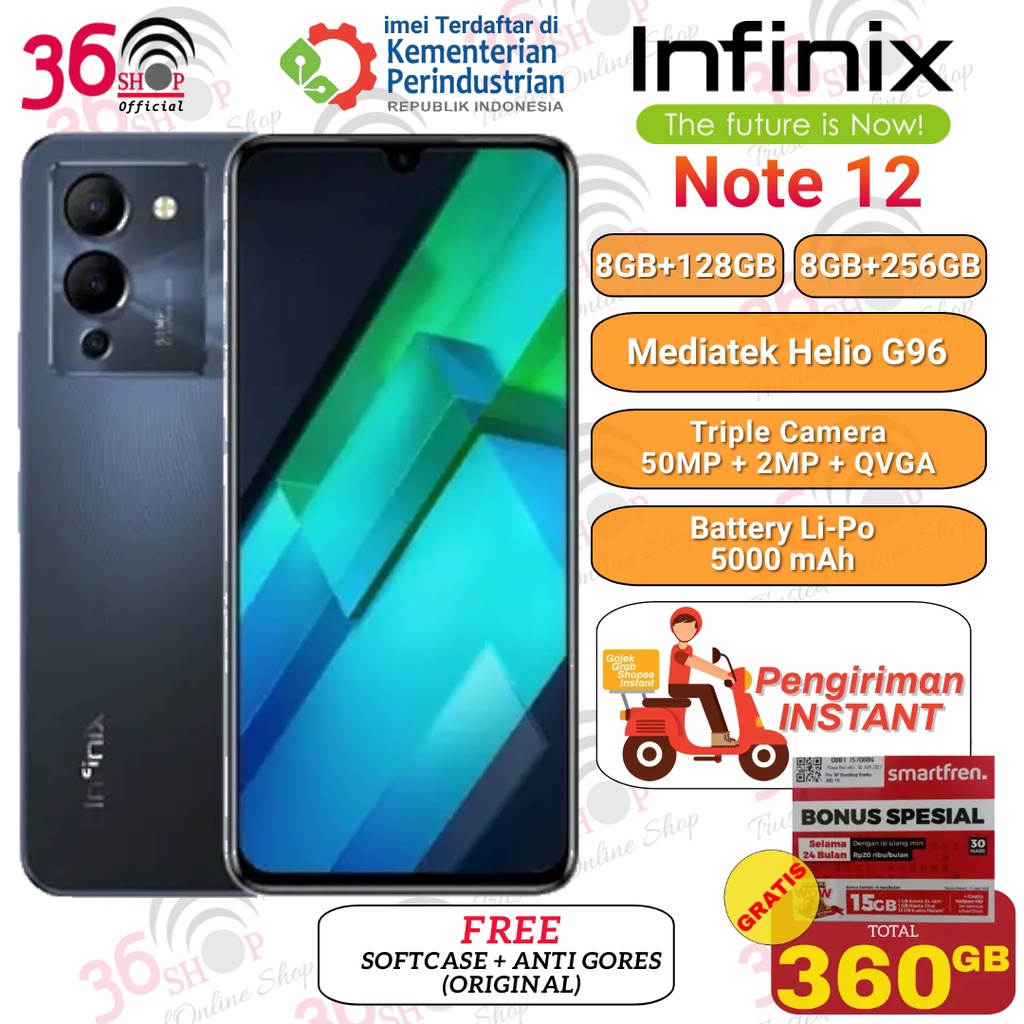 Jual Infinix Note 12 [8GB+128GB] [8GB+256GB]Garansi Resmi Infinix 1 ...