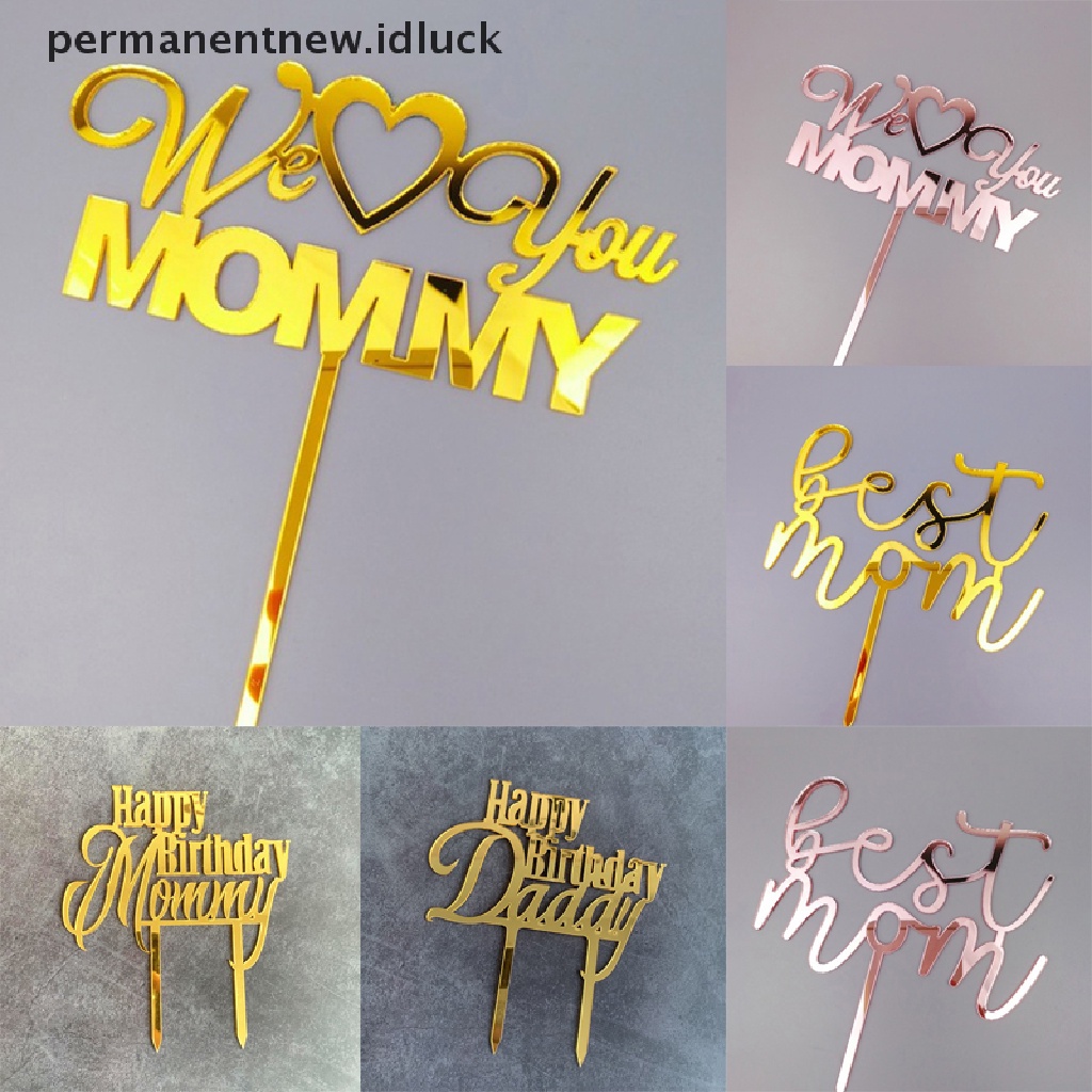 Topper Kue Desain Happy Birthday Mommy Daddy Bahan Akrilik Untuk Dekorasi Pesta  (ID) Buku Novel Dewasa Dalam Bahasa Mandarin