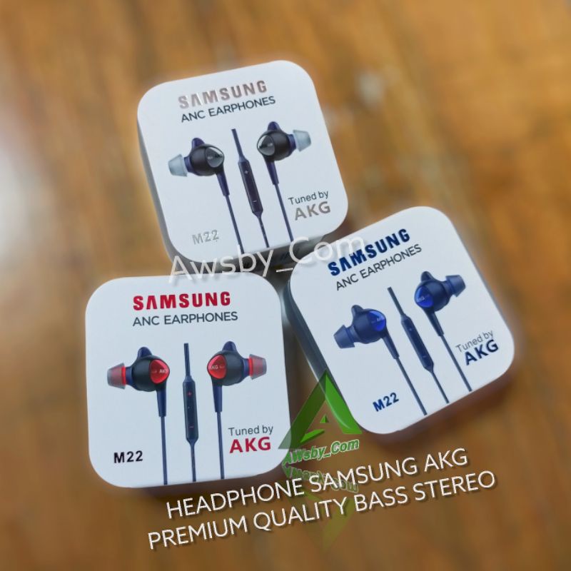 HEADSET SAMSUNG AKG EXTRA BASS + VOLUME EARPHONE SAMSUNG M22 M11 M12 A31 A51 A32 A52 A02S (AKG M22 WARNA)