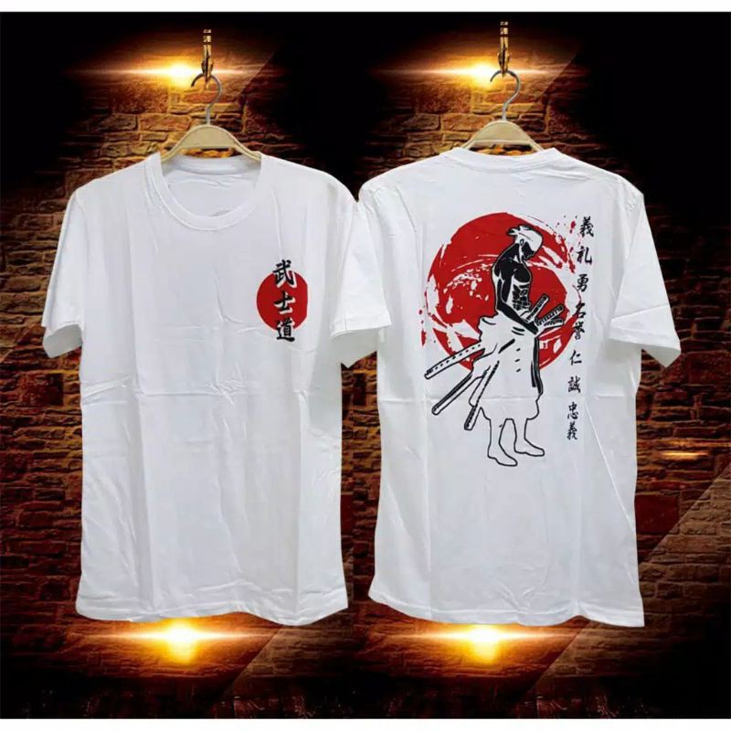 COD KAOS T SHIRT PRIA LENGAN PENDEK / KAOS ZORRO PEDANG / KAOS ONE PIECE TERBARU /KAOS ANIME SAMURAI