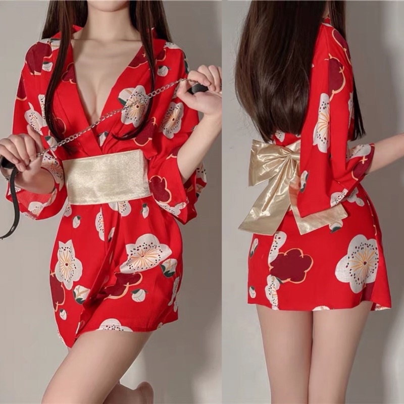 sexy lingerie kimono baju tidur sexy lingerie wanita / costum kimono jepang / Baju kostum kimono 242