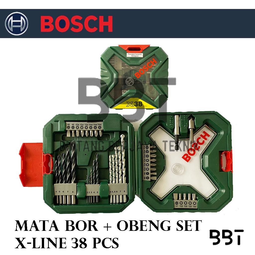 Mata Bor Set BOSCH X-line 38 / Mata Obeng Set XLine 38 / X38 X line38