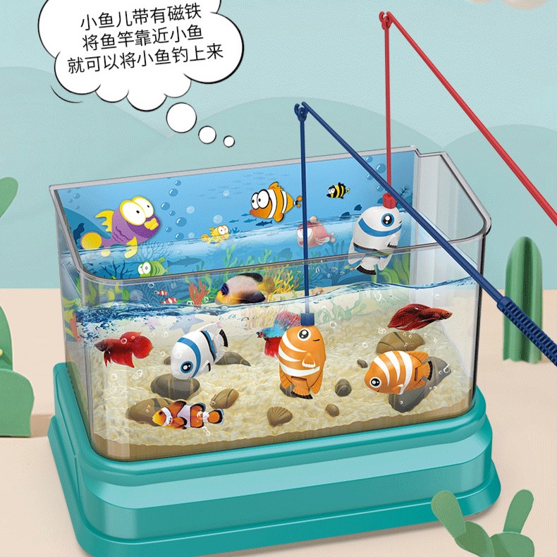 [MS]Fun Aquarium / Mainan Pancingan Ikan Aquarium Magnetic / Mainan Anak Pancing