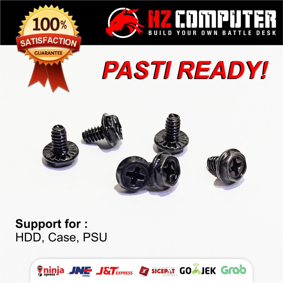 Baut | Baud | Screw | Sekrup PC - Untuk HDD - Case PC - PSU