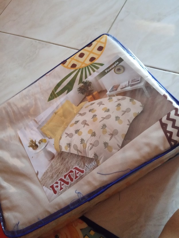 Bedcover Rumbay Fata  Mtf Blackberry/ Blackstripe /blackbutterfly