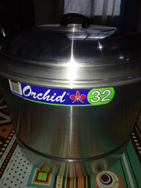 Panci Masak Serbaguna / Panci Kukusan Aluminium Orchid 32cm