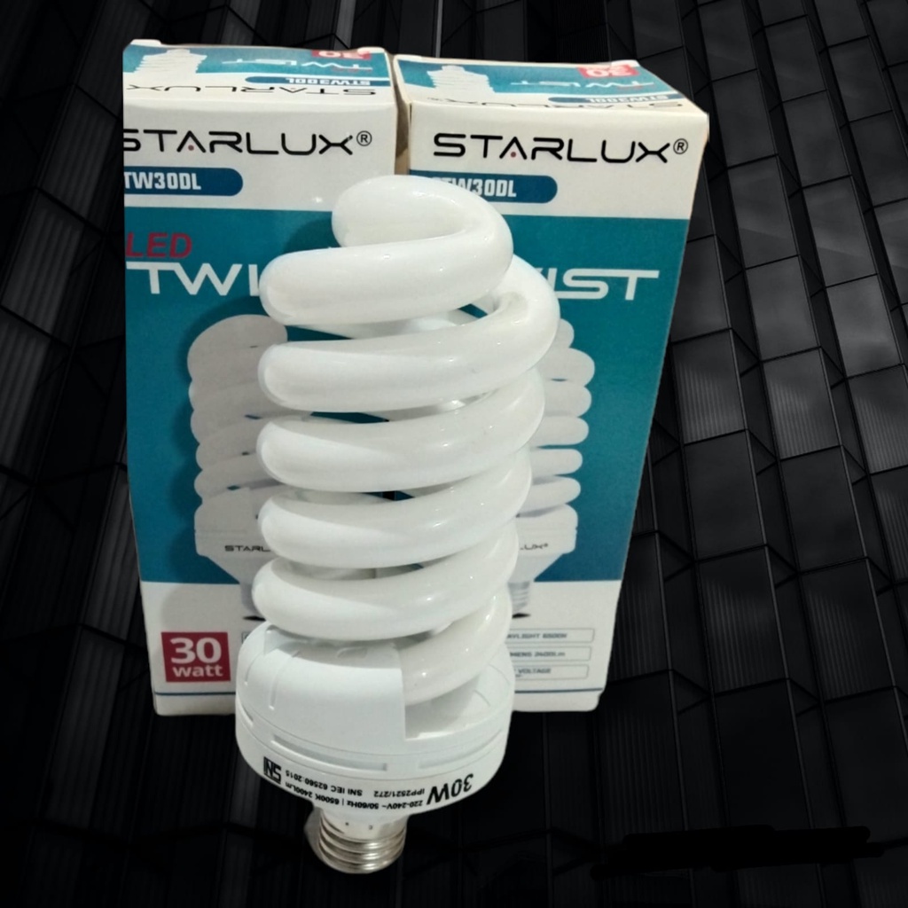 Lampu Hemat Energi Termurah PLC Spiral 25,30,50 Watt Jumbo Super Terang