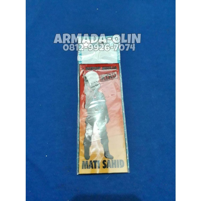 

Spesial Stiker Pvc Panjang Mati Sahid / Stiker Pvc Polisi / Stiker Tni Terbatas