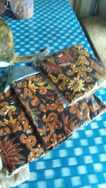 Batik Couple Keluarga Sania Ruffle Ori Ndoro Jowi Dnt Motif Blarak Termurah