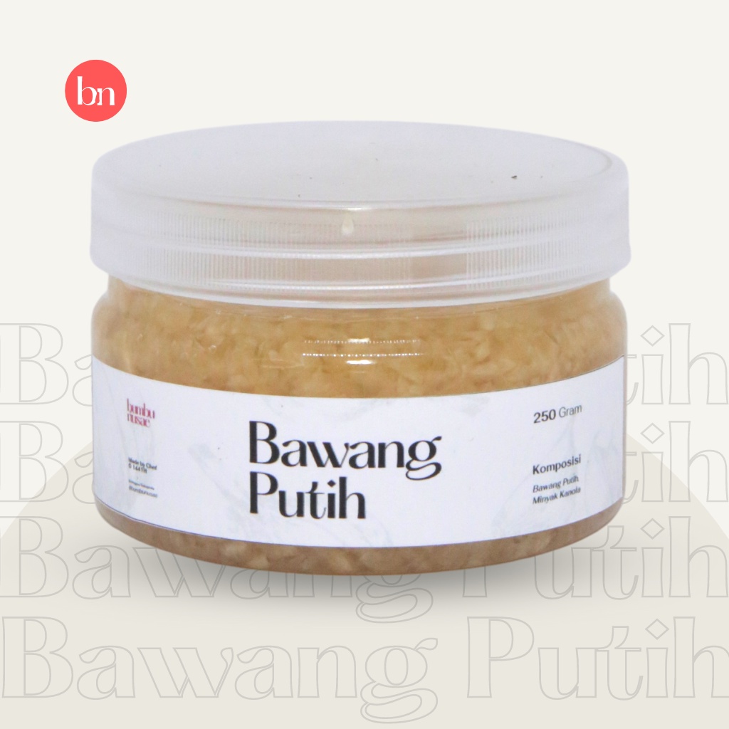 

Bumbu Nusae Bawang Putih Cincang dalam Minyak Canola 250 g