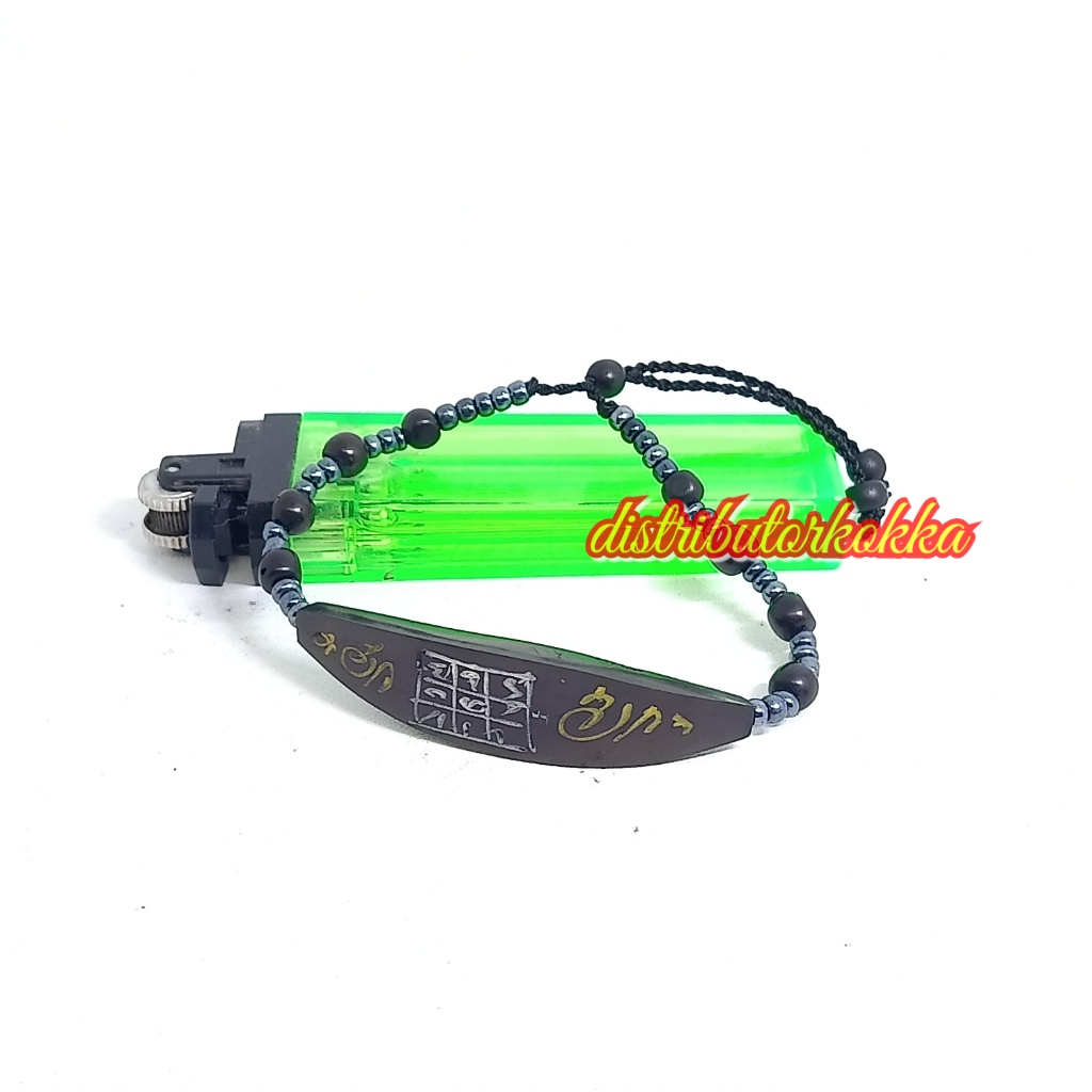 gelang kokka kaukah plat manik ukir HTAM