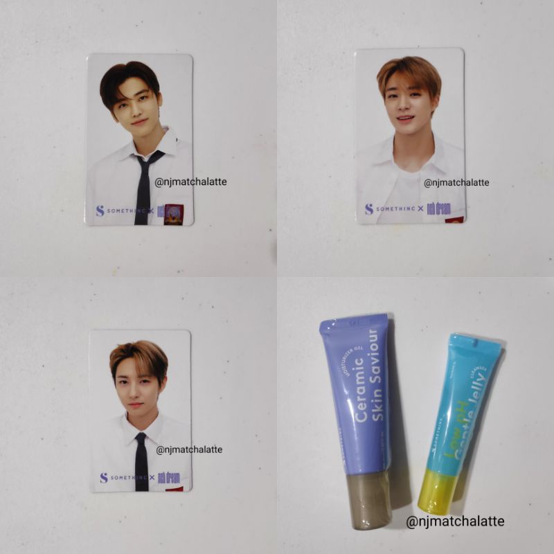 (SHARING) PC OFFICIAL JAEMIN RENJUN JENO NCT DREAM SOMETHINC SKINCARE CERAMIC SKIN SAVIOUR MOISTURIZ
