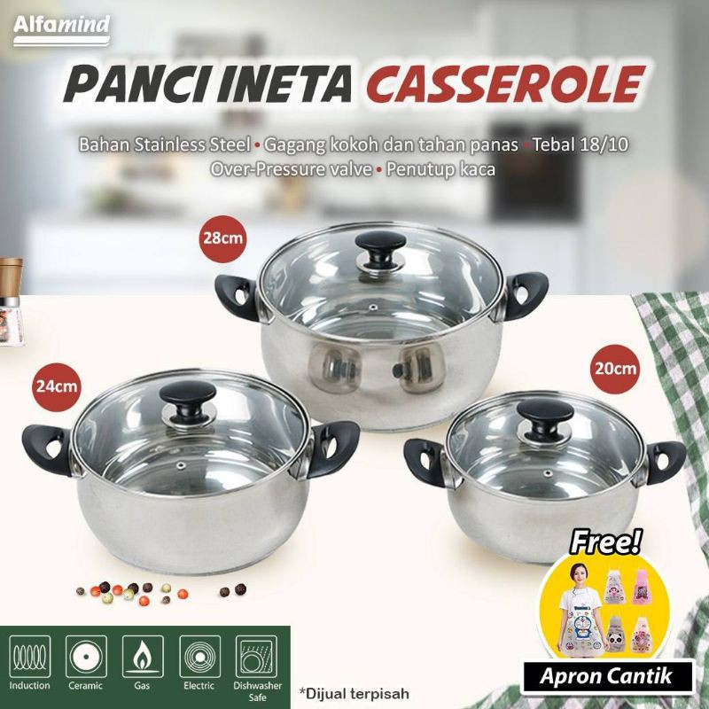 panci ineta casserole