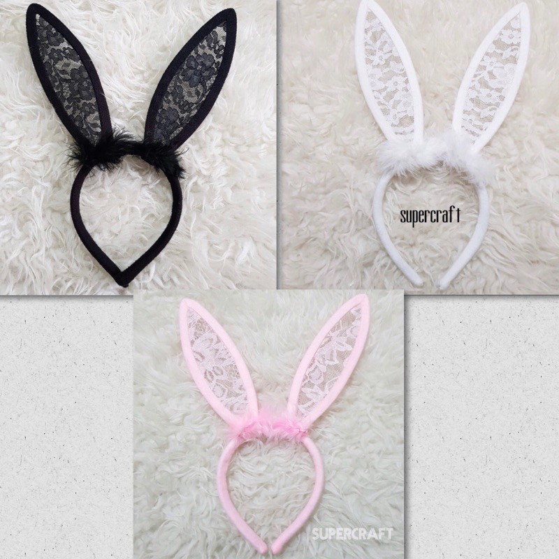 Bando Kelinci Kostum Halloween Ariana Grande Bunny