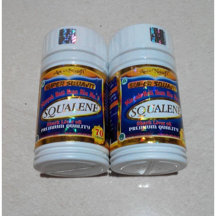 SUPER SQUALENE - OMEGA SQUA - SQUAVIT - MINYAK HATI IKAN HIU NO. 1