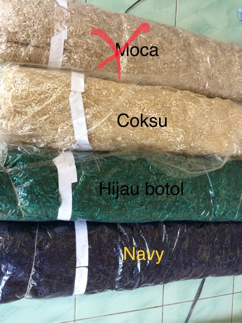 Kain tulle akar mutiara/tulle akar mutiara/ harga penghabisan