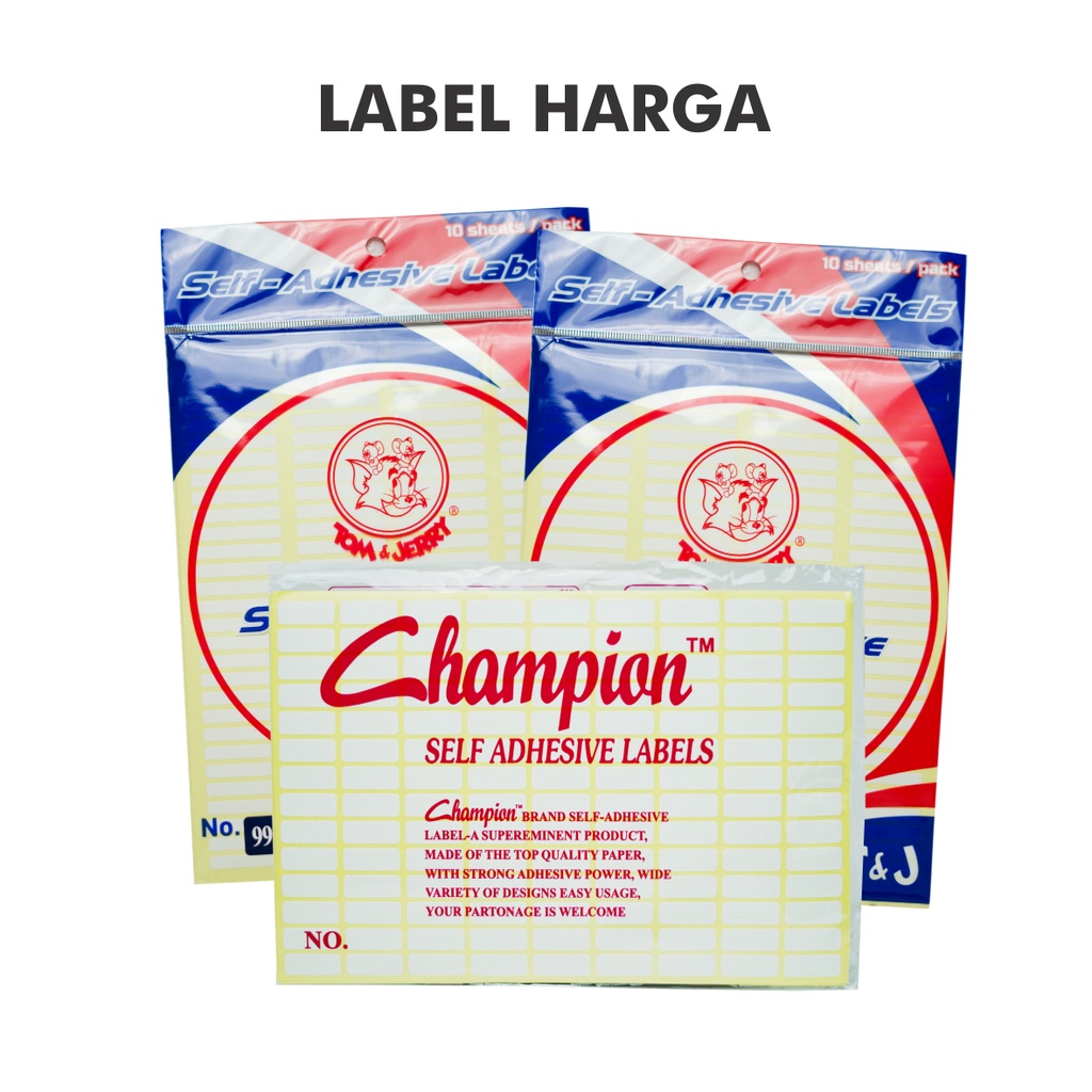 

Label Harga Stiker Nama Undangan Champion No 99 No 103 No 112 Isi 7 Lembar