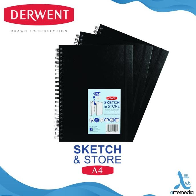 

(BISA COD) Buku Sketsa Derwent A4 Sketch & Store Hard Cover Wire Bound Sketchbook SPECIAL Kode 951