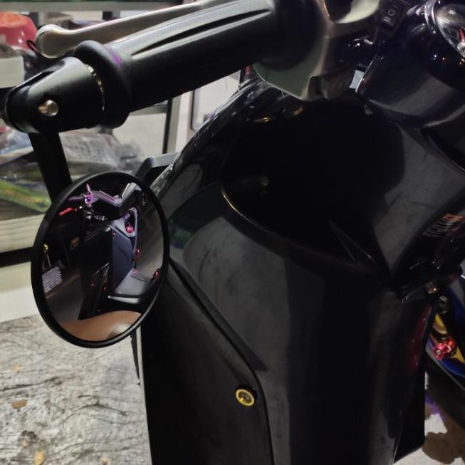 ✽ VND Spion Jalu Sepion Bar End Bulat Cembung Dan Datar Motor Nmax Aerox Beat Scoopy Vario Mio ✬