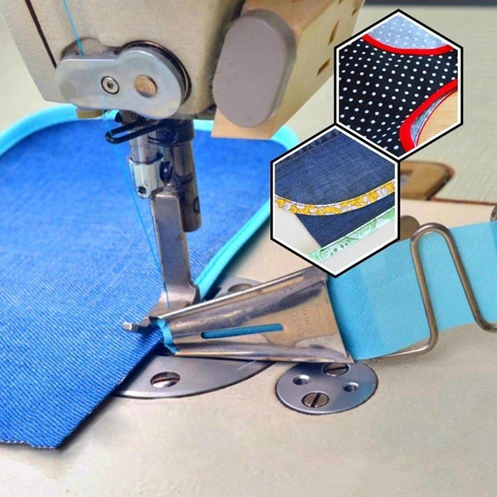 Agustinina Overlock Folder Aksesoris DIY Hemmer Lockstitch Household Alat Jahit Rumah