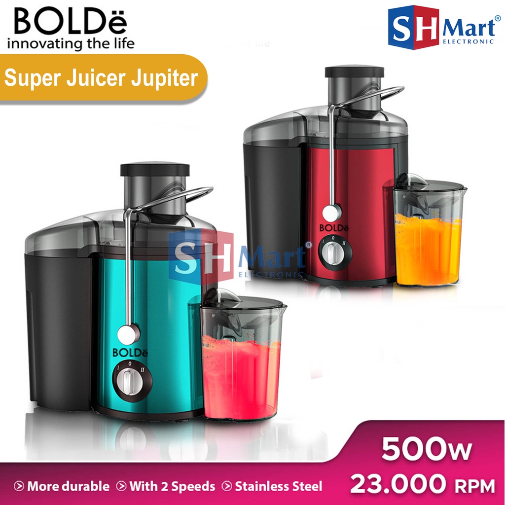 JUICER BOLDE SUPER JUICER JUPITER / PENGEKSTRAK BUAH BOLDE KAPASITAS 450 ML GARANSI RESMI