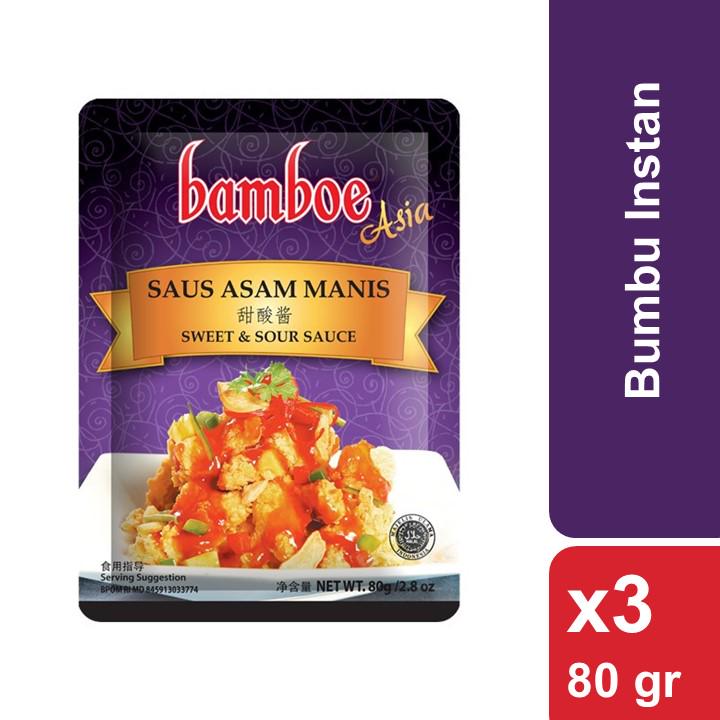 

Bamboe Bumbu Saus Asam Manis 80 gr x 3 Pcs