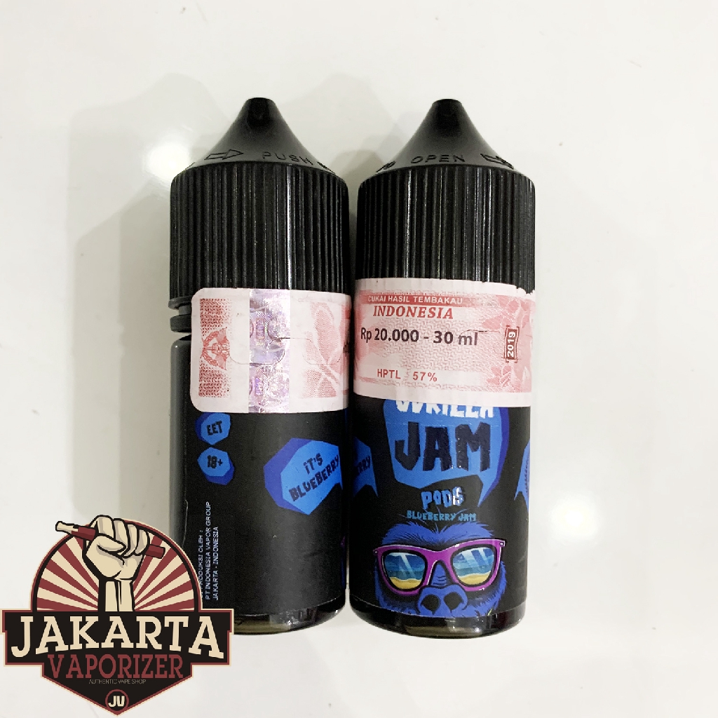 Jual PODS FRIENDLY GORILLA JAM BLUEBERRY 30ML 12MG LIQUID BY JUICE ...