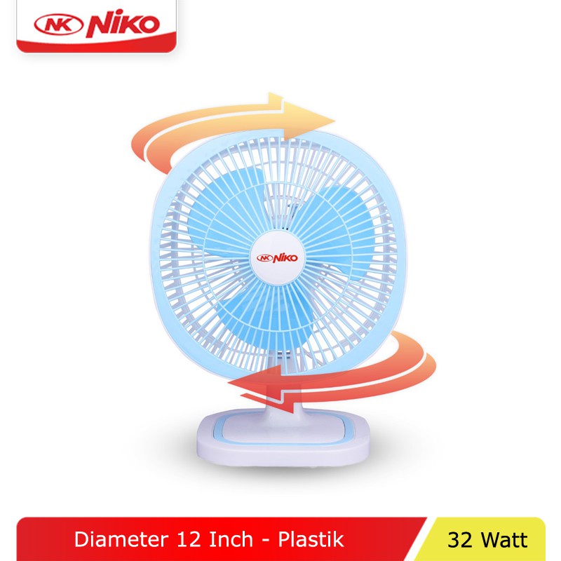 Kipas angin Niko 12 inch - NKD-1201 kipas angin meja Desk fan