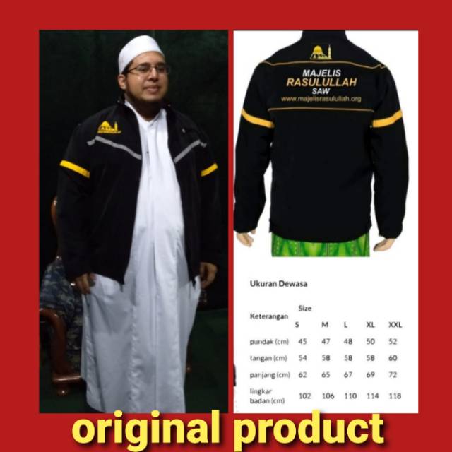 Jaket MR 04 / Jaket Majelis Rasulullah / Original Produk