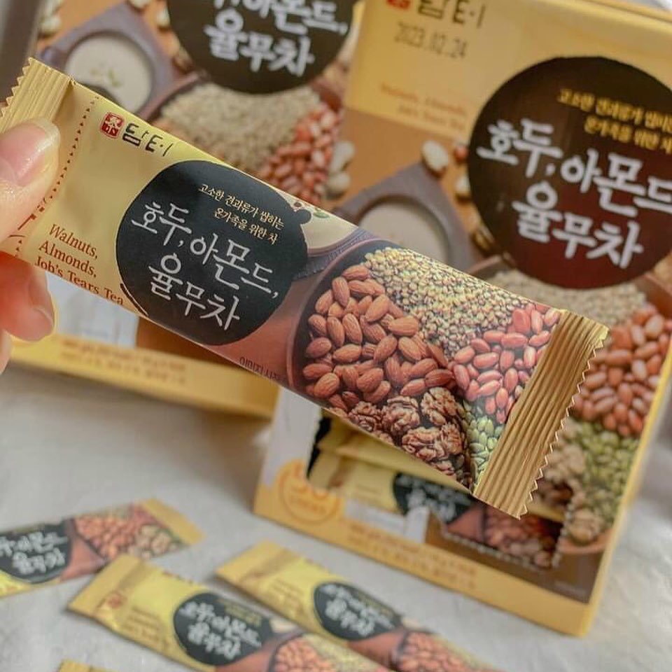

DAMTUH WALNUT ALMOND ADLAY TEA [KEMASAN SATUAN] HERBAL KOREA