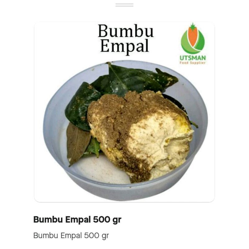 

BUMBU EMPAL 500 GRAM *S35*F42*