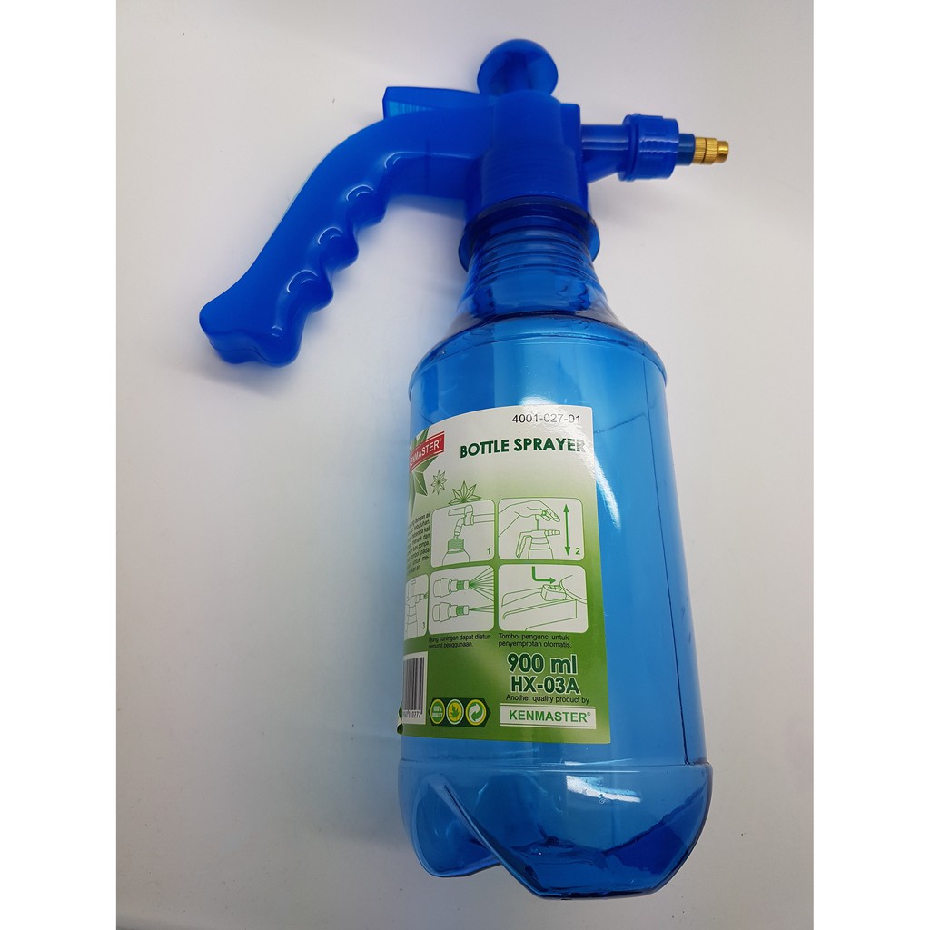 Botol Spray Pompa 900 ml KENMASTER ( BIRU ) HX-03A