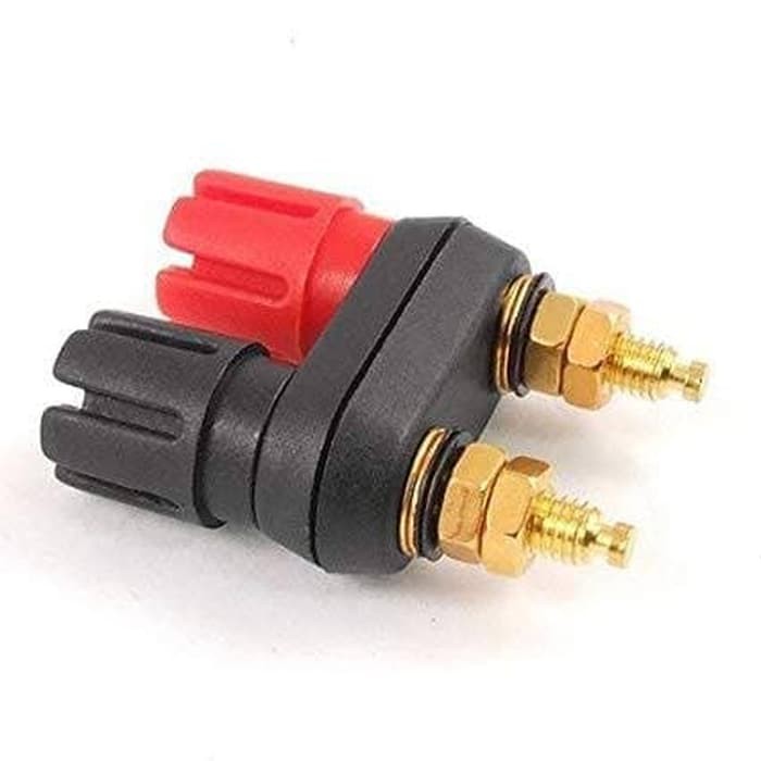 Dual Female Banana Plug Jack Terminal Binding Post 4mm for Speaker