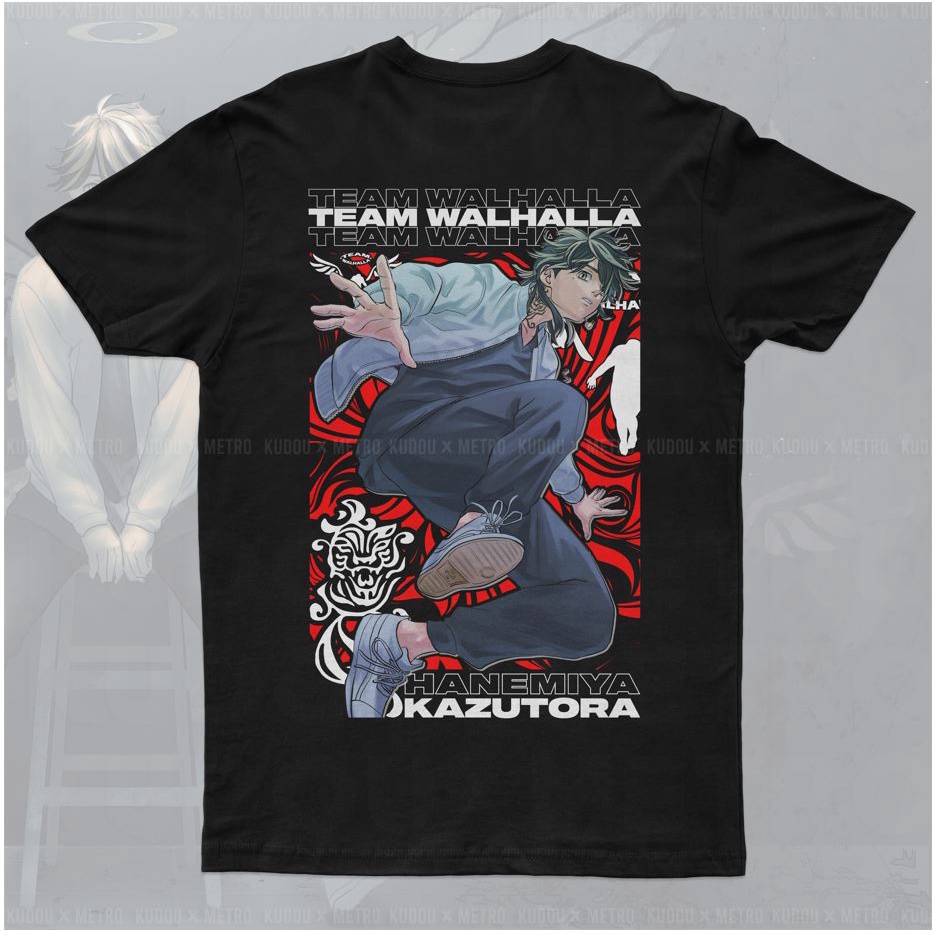 Tshirt Hanemiya Kazutora Gang Valhalla Anime Manga Tokyo Revengers