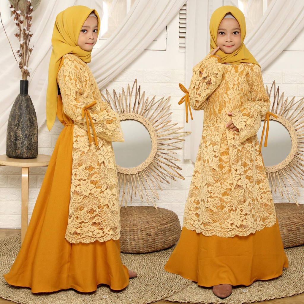 HOPYLOVY - Gamis Anak Perempuan Terbaru Sabiyan Kid