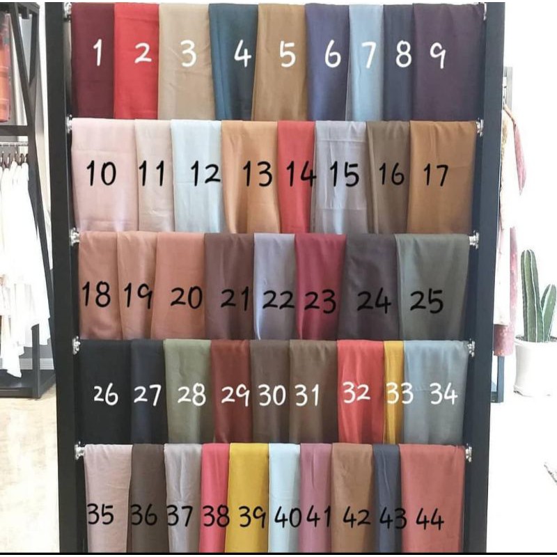 READY New colour voal plain square kamiidea by KAMI IDEA