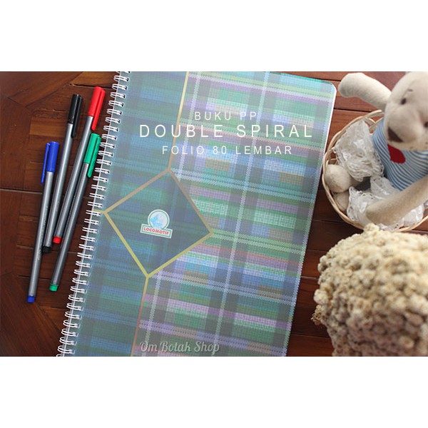 

NazlaStore Buku PP Double Spiral Folio 80 Lembar merk Locomotif Akuntansi Premium
