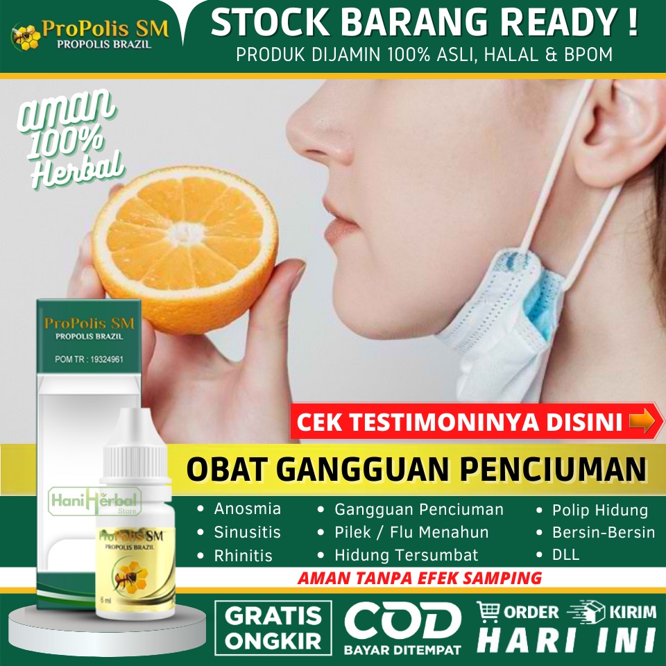 Obat Indra Penciuman Hilang - Obat Pengembali Indra Penciuman - Obat Pemulih Indra Penciuman - ASLI