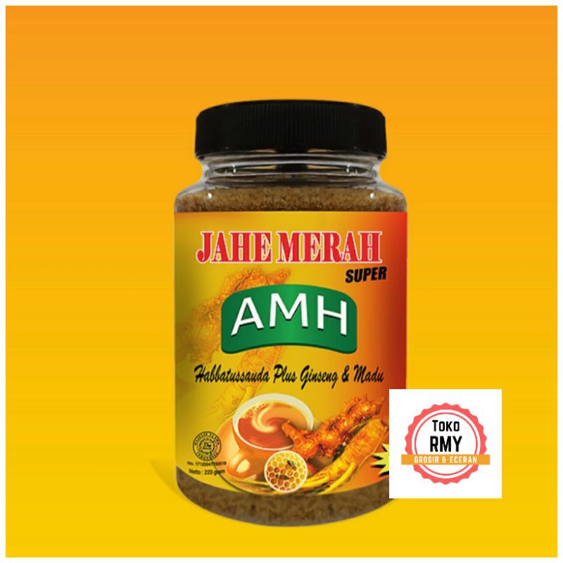 Jahe Merah AMH Toples 220gr Original