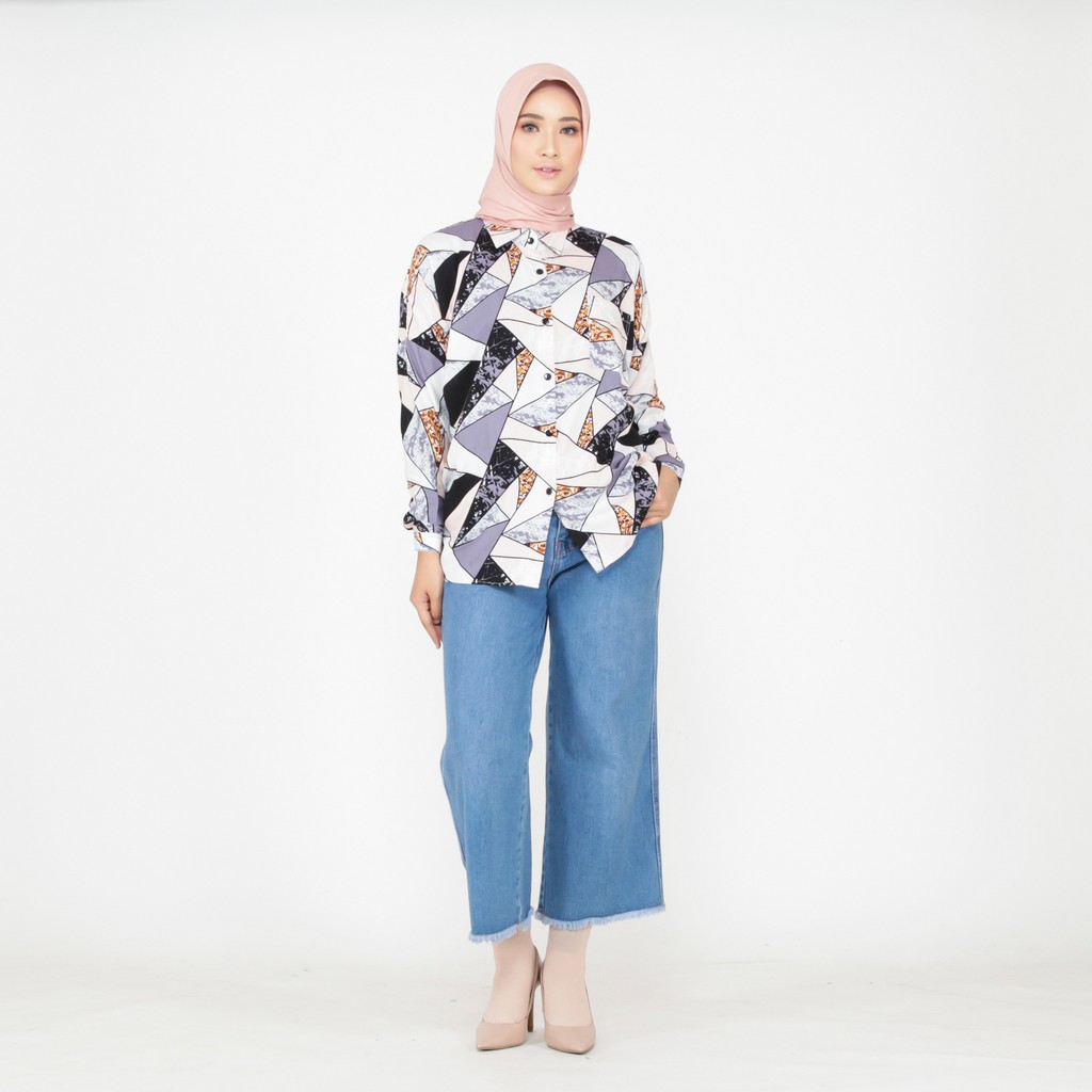 Kemeja Wanita Terbaru Busui LD 120 Bahan Rayon viscose-RM 04