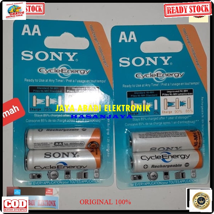 G305 SONY BATERAI AA A2 4600 MAH CAS SEPASANG SET BATERRY BATERE BATERY BATU CASAN CHARGER CHARGE SENTER POLICE PB POWERBANK ULTRA POWER DC AC VAPE VAPOR SPEAKER PORTABLE MINI MIC MIK LAMPU LED LITHIUM ION KIPAS KECIL DLL 1.2 VOLT JAM ELEKTRIK ELEKTRONIK