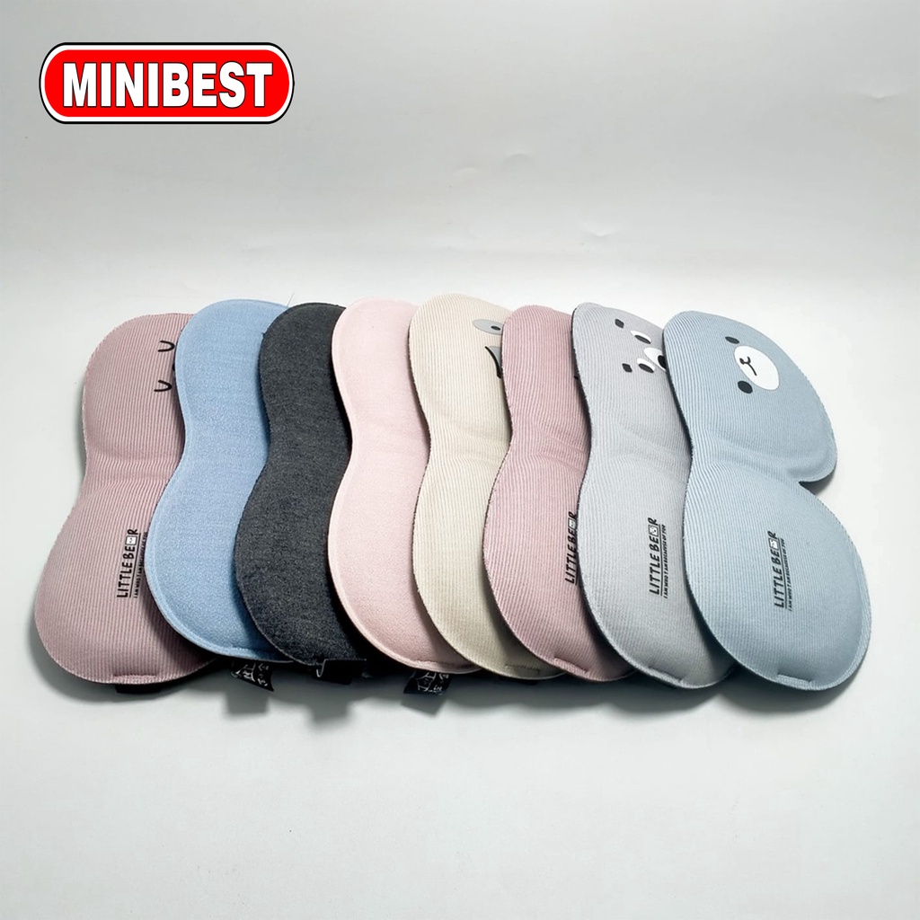 MINIBEST Penutup Mata Eye Cover Eye Mask Untuk Tidur Masker Sleeping Mask Kacamata Tidur Tali