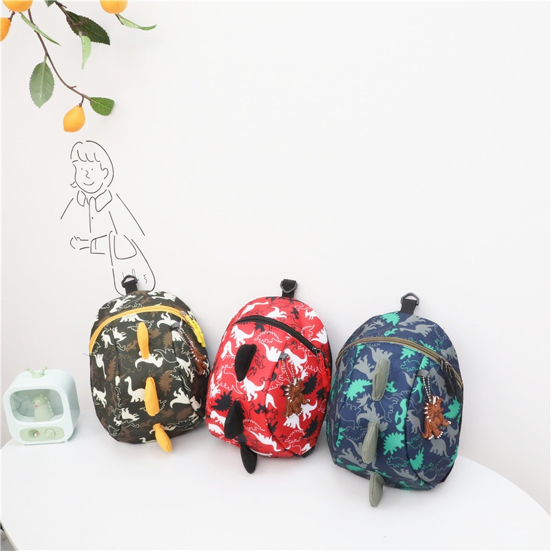 TweedyToys - Dinosaur Pattern Bag / Tas Ransel Anak / Tas Anak Import